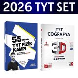 2026 Tyt 55 Günde Fizik Kampı Özcan Aykın+ Tyt Coğrafya Video Defter 3D Yayınları