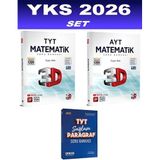 2026 TYT AYT Matematik Soru Bankası Seti 3D Yayınları Paragraf Soru Hediye
