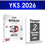 2026 TYT Biyoloji Video Ders Defteri 3D Yayınları Paragraf Deneme Hediye