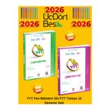 2026 Tyt Fen Bilimleri25-Türkçe12(Kolay-Orta-Zor Seviye)Deneme Seti+Tablet Kalemi