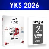 2026 TYT Fizik Video Ders Defteri 3D Yayınları Paragraf Deneme Hediye