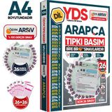 2026 YDS Arapça ÖSYM Tıpkı Basım Çıkmış Soru Deneme Paketi Dijital Çözümlü 26lı Fasikül SETİ