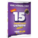 2026 YDS YÖKDİL YDT Tüm Soru Tipleri Tamamı Özgün Mini 15 Deneme TX275F88BA162221 Yediiklim Yayınları