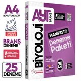 2026 Yks Ayt Biyoloji 25li Manifesto Branş Deneme Paketi Çözümlü
