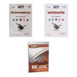 2027 2027 Limit AYT Edebiyat Divan Edebiyatı + Matematik Soru + anla kazan paragraf deneme 3'lü Set