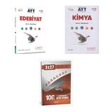 2027 2027 Limit AYT Edebiyat Video Çözümlü + Kimya Soru + anla kazan paragraf deneme 3'lü Set