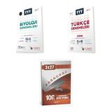 2027 2027 Limit TYT Biyoloji 50x6 + Türkçe 15 X 40 5 Aşamada Yeni Soru Tarzları ile Deneme + Ankapade 3'lü Set