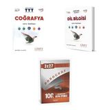 2027 2027 Limit TYT Coğrafya + Türkçe Dil Bilgisi Soru + anla kazan paragraf deneme 3'lü Set