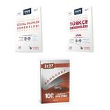 2027 2027 Limit TYT Sosyal Bilimler 20x20 + Türkçe 15 X 40 5 Aşamada Yeni Soru Tarzları ile Deneme + Ankapade 3'lü Set