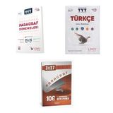 2027 2027 Limit TYT Tüm Dersler MSÜ KPSS DGS Paragraf 25 X 25 Deneme + Türkçe Soru + anla kazan paragraf deneme 3'lü Set