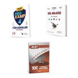 2027 2027 Limit TYT Tüm Dersler Prokamp + Türkçe Dil Bilgisi Soru + anla kazan paragraf deneme 3'lü Set
