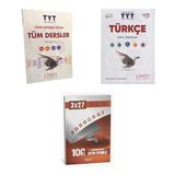 2027 2027 Limit TYT Tüm Dersler + Türkçe Soru + anla kazan paragraf deneme 3'lü Set