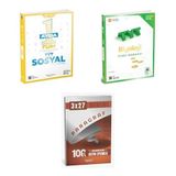 2027 2027 ÜçDörtBeş TYT Sosyal 1 Ayda Tüm + Biyoloji Soru + anla kazan paragraf deneme 3'lü Set