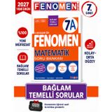 2027 7.Sınıf 7A MATEMATİK Bağlam Temelli %100 Maarif Yüzyıl Yeni Müfredat Soru Bankası Kolay-Orta+Kronometre