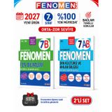 2027 7.Sınıf 7B FEN BİLİMLERİ- 7AB DİN KÜLTÜRÜ Maarif Yeni Müfredat Soru Bankası Seti(2 KİTAP)(Orta-Zor)+Kronometre
