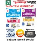 2027 7.Sınıf Güçlendiren Matematik-Fen Bağlam Temelli %100 Yeni Müfredat Soru Bankası Seti+Kronometre
