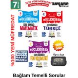 2027 7.Sınıf Güçlendiren Matematik-Türkçe-Fen-Bağlam Temelli %100 Yeni Müfredat Soru Bankası Seti+Kronometre