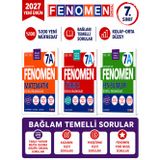 2027 7.Sınıf MATEMATİK A-TÜRKÇE A-FEN BİLİMLERİ A-%100 Marif Yeni Müfredat Soru Bankası Seti(Kolay-Orta)