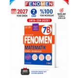 2027 7.Sınıf MATEMATİK B Kolay Orta Seviye %100 Marif Yeni Müfredat Soru Bankası(YENİ ÜRÜN)+Kronometre