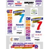 2027 7.Sınıf Matematik-Türkçe Konu Anlatımlı Bağlam Temelli Soru Bankası Fasikül %100 Yeni Müfredat