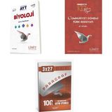 2027 Ayt Limit Biyoloji Soru + Cumhuriyet Dönemi Türk Edebiyatı El Kitabı + Anla Kazan Paragraf Deneme 3'Lü Set
