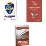 2027 Ayt Limit Tüm Dersler Eşit Ağırlık Sözel Prokamp Soru + Cumhuriyet Dönemi Türk Edebiyatı El Kitabı 3'Lü Set