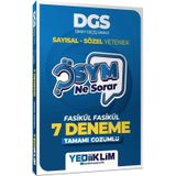 2027 Dgs Sayısal Sözel Yetenek Ösym Ne Sorar Tamamı Çözümlü Fasikül 7 Deneme Yediiklim