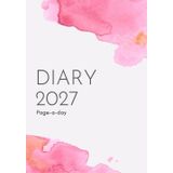 2027 Diary A5 Page A Day: One Page Per Day To View Dated From Jan 2027 To Dec 2027 | Perfect For Scheduling, Appointments And Reminders ... Pink Cover Design