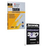 2027 ENS 2027 TYT Tarih Destek Soru Bankası+ EVP Akademi Paragraf