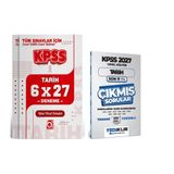 2027 KPSS GYGK Tarih Çıkmış Sorular ve Deneme Seti 2 Kitap Bigelio + Yediiklim