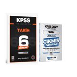 2027 KPSS GYGK Tarih Çıkmış Sorular ve Deneme Seti 2 Kitap Evp Akademi + Yediiklim