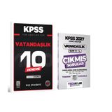 2027 KPSS GYGK Vatandaşlık Çıkmış Sorular ve Deneme Seti 2 Kitap Evp Akademi + Yediiklim