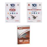 2027 Limit 10. Sınıf Etkinlikli Fizik + Edebiyat Türk Dili Ve Edebiyatı Soru + Anla Kazan Paragraf Deneme 3'Lü Set