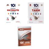 2027 Limit 10. Sınıf Etkinlikli Matematik Maarif + Tarih Soru + Anla Kazan Paragraf Deneme 3'Lü Set