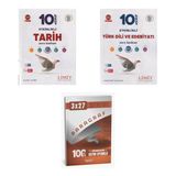 2027 Limit 10. Sınıf Etkinlikli Tarih + Edebiyat Türk Dili Ve Edebiyatı Soru + Anla Kazan Paragraf Deneme 3'Lü Set