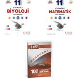 2027 Limit 11. Sınıf Etkinlikli Biyoloji + Matematik Soru + Anla Kazan Paragraf Deneme 3'Lü Set