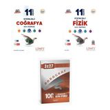 2027 Limit 11. Sınıf Etkinlikli Coğrafya + Fizik Soru + Anla Kazan Paragraf Deneme 3'Lü Set