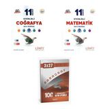 2027 Limit 11. Sınıf Etkinlikli Coğrafya + Matematik Soru + Anla Kazan Paragraf Deneme 3'Lü Set
