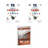 2027 Limit 11. Sınıf Etkinlikli Coğrafya + Tarih Soru + Anla Kazan Paragraf Deneme 3'Lü Set