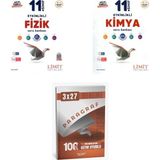 2027 Limit 11. Sınıf Etkinlikli Fizik + Kimya Soru + Anla Kazan Paragraf Deneme 3'Lü Set