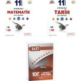 2027 Limit 11. Sınıf Etkinlikli Matematik + Tarih Soru + Anla Kazan Paragraf Deneme 3'Lü Set