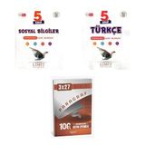 2027 Limit 5. Sınıf Etkinlikli Sosyal Bilgiler + Türkçe Soru + Anla Kazan Paragraf Deneme 3'Lü Set