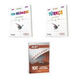 2027 Limit 8. Sınıf Fen Lgs Bilimleri + Türkçe Soru + Anla Kazan Paragraf Deneme 3'Lü Set