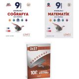 2027 Limit 9. Sınıf Coğrafya Etkinlikli Maarif + Matematik Soru + Anla Kazan Paragraf Deneme 3'Lü Set
