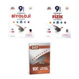 2027 Limit 9. Sınıf Etkinlikli Maarif Biyoloji + Fizik Soru + Anla Kazan Paragraf Deneme 3'Lü Set