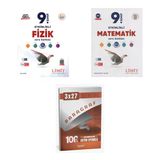 2027 Limit 9. Sınıf Fizik Etkinlikli Maarif + Matematik Soru + Anla Kazan Paragraf Deneme 3'Lü Set