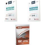 2027 Limit Ayt Biyoloji 25 Li Deneme + Matematik 15X40 Video Çözümlü Deneme + Anla Kazan Paragraf Deneme 3'Lü Set