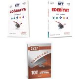 2027 Limit Ayt Coğrafya + Edebiyat Video Çözümlü Soru + Anla Kazan Paragraf Deneme 3'Lü Set