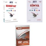 2027 Limit Ayt Edebiyat Video Çözümlü + Kimya Soru + Anla Kazan Paragraf Deneme 3'Lü Set