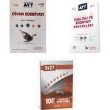 2027 Limit Ayt Edebiyatı Edebiyat Divan Soru + Türk Dili Ve 24X24 Deneme + Anla Kazan Paragraf Deneme 3'Lü Set